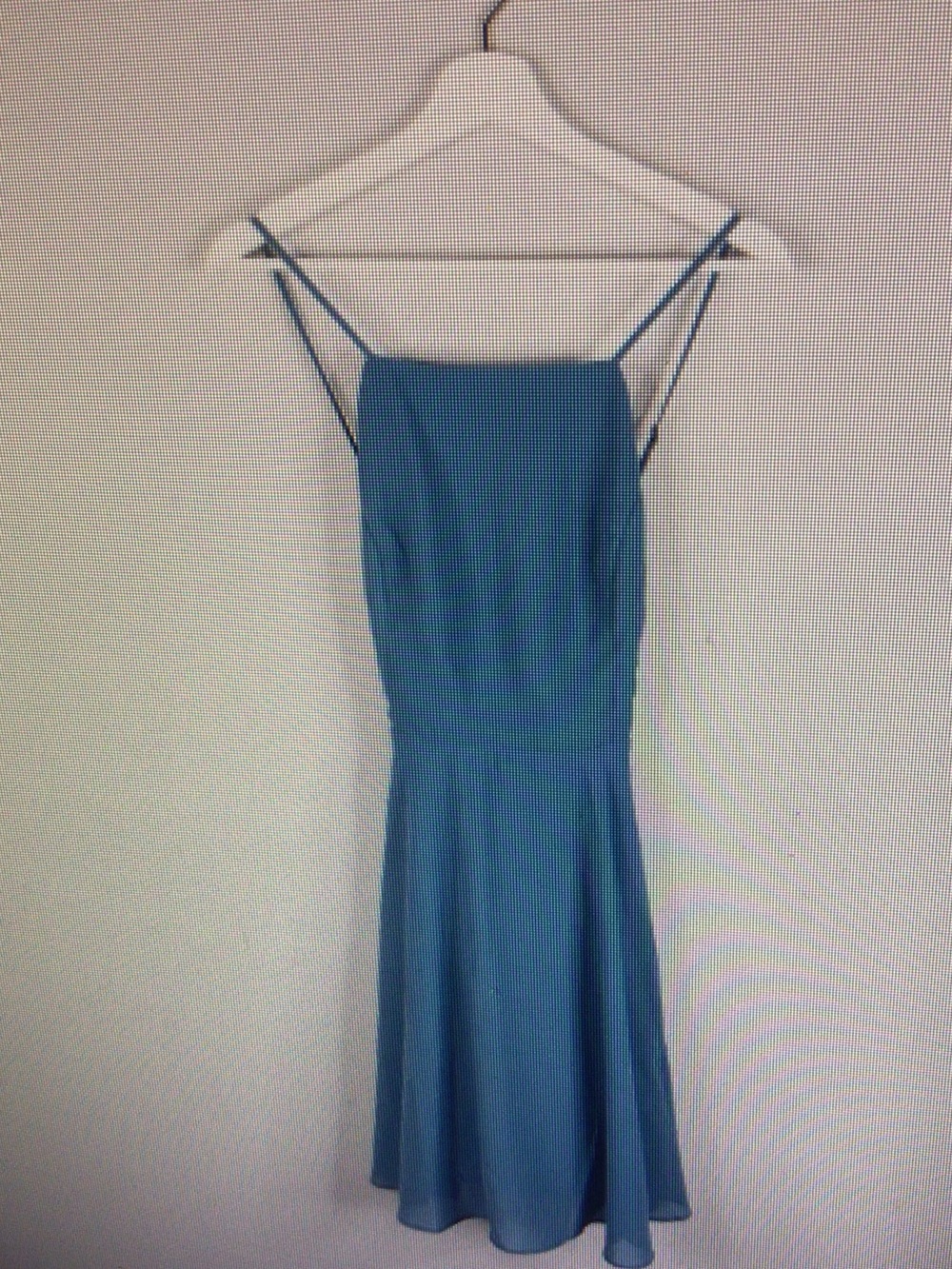 lululemon athletica blue spaghetti-strap dress